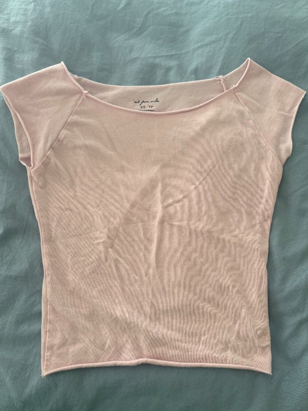Urban Outfitters pink boatneck top | Size XS